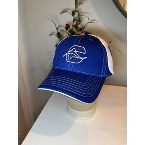 Fersten Worldwide Royal Blue White Two Tone Baseball Hat Cap Embroidered NWT